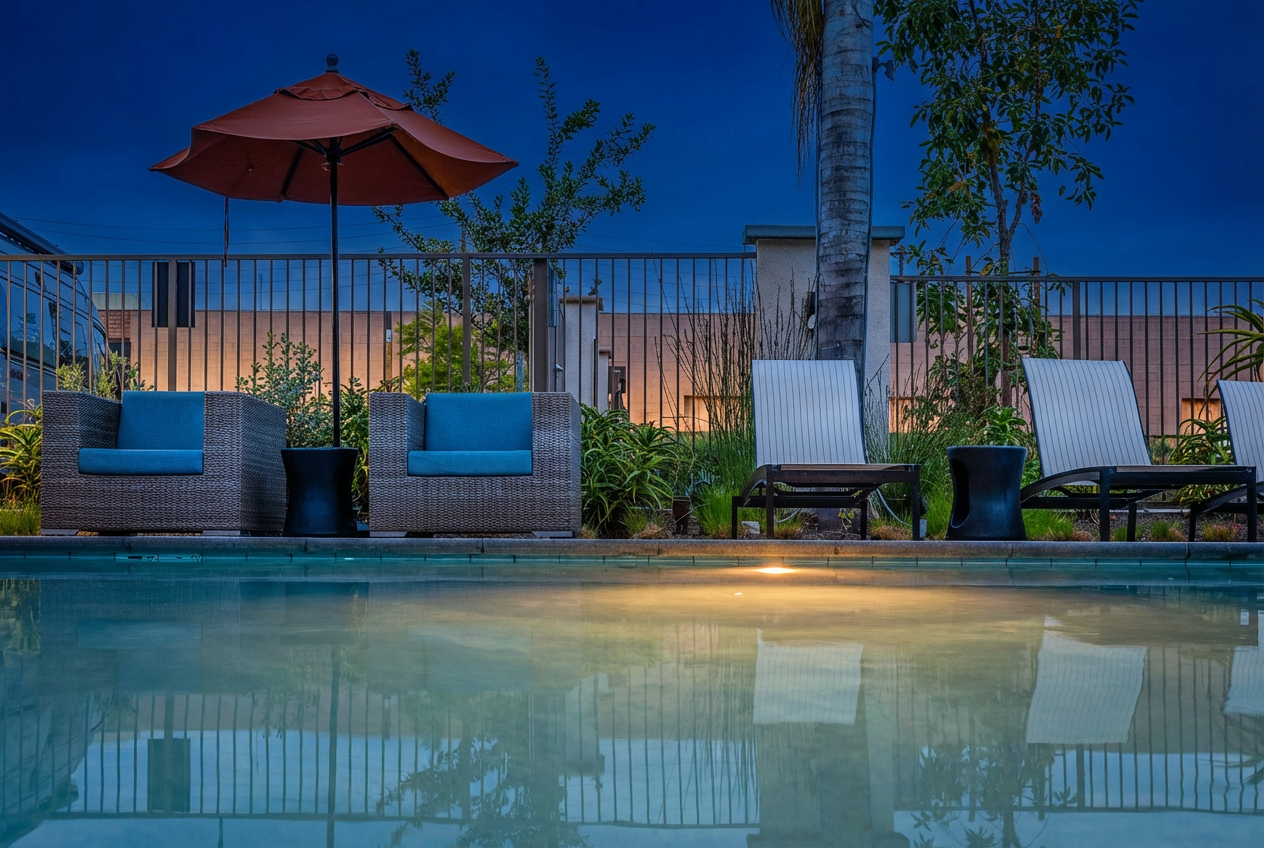 Poolside at Twilight